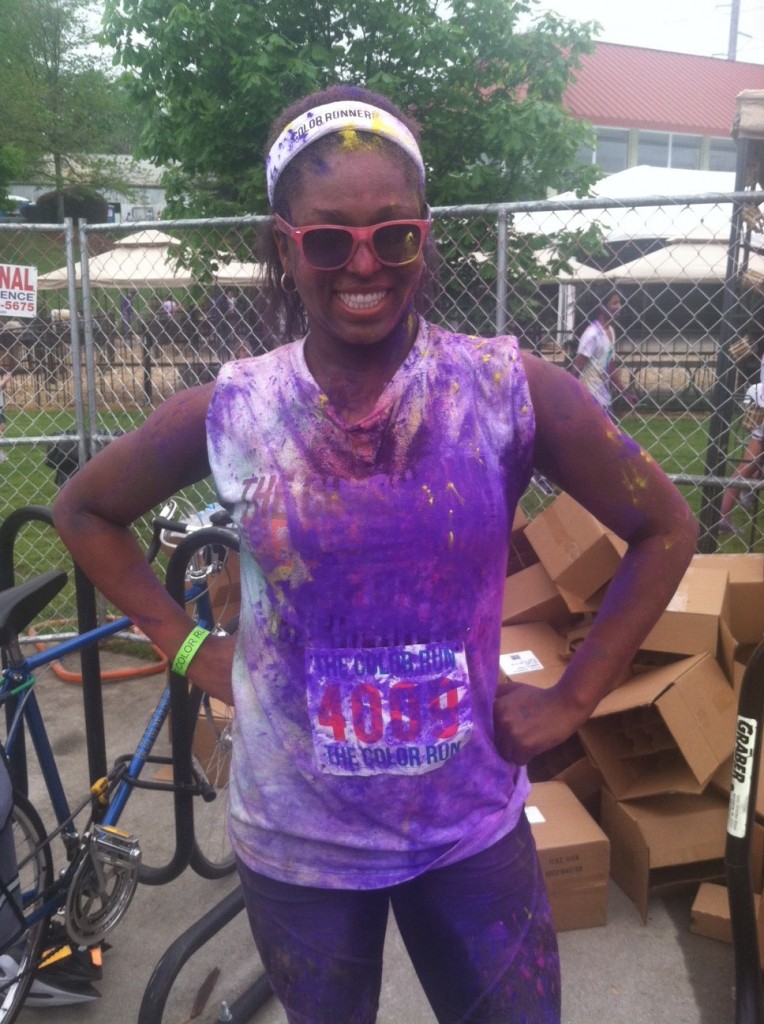 The Color Run after shot The Great Dana J Dana Jones