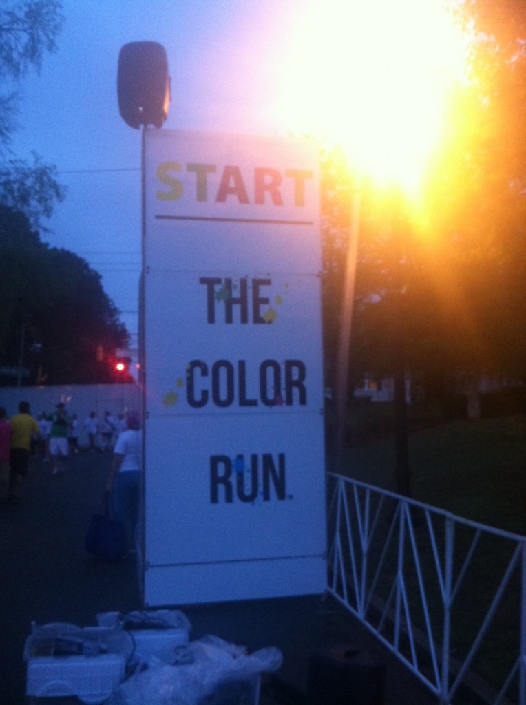 The Color Run Start Line