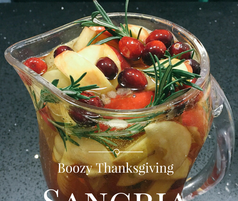 Boozy Thanksgiving Sangria